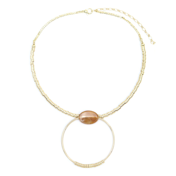 Colar Ale Trabalhado com Aro