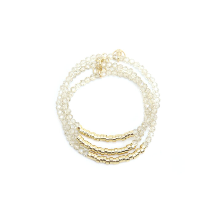 Pulseira Larissa Kit com 3 de Cristais