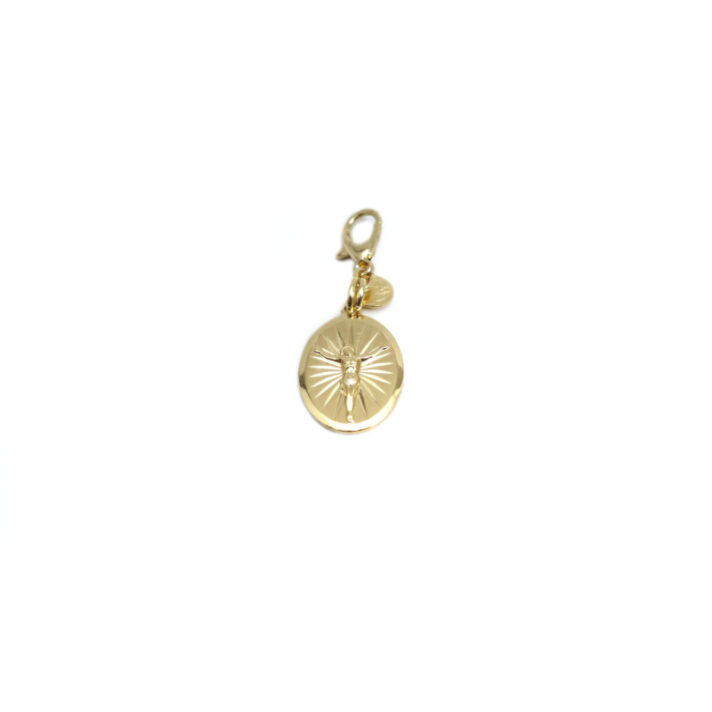Pingente Pequeno Medalha Oval com Imagens